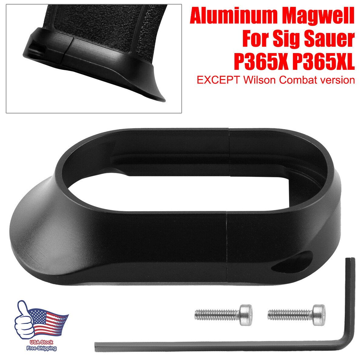 P365XL Magwell ForSig P365X P365XL NBS Magwell Tungsten