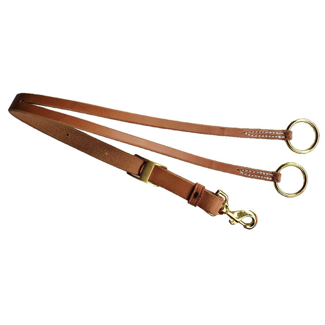 Hill Leather Training Forks With Brass Hardware