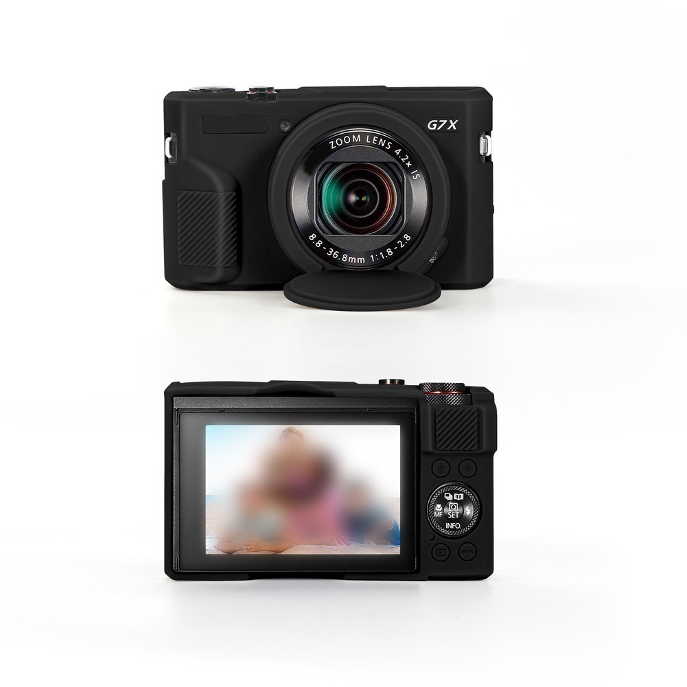 Silicone Case for Canon PowerShot G7X For Mark II - Precision Fit + Lens Cover
