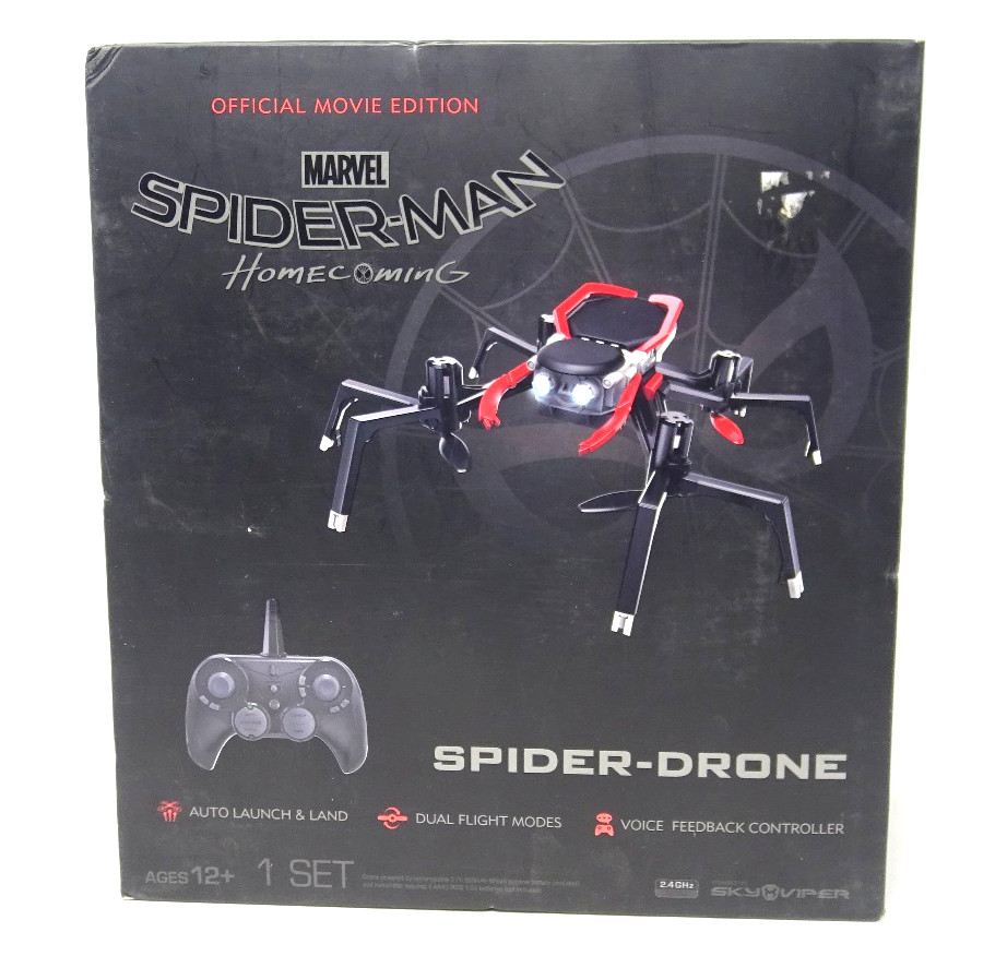 Sky Viper 01748 OFFICIAL MARVEL Spider-Man Homecoming Quadcopter Drone