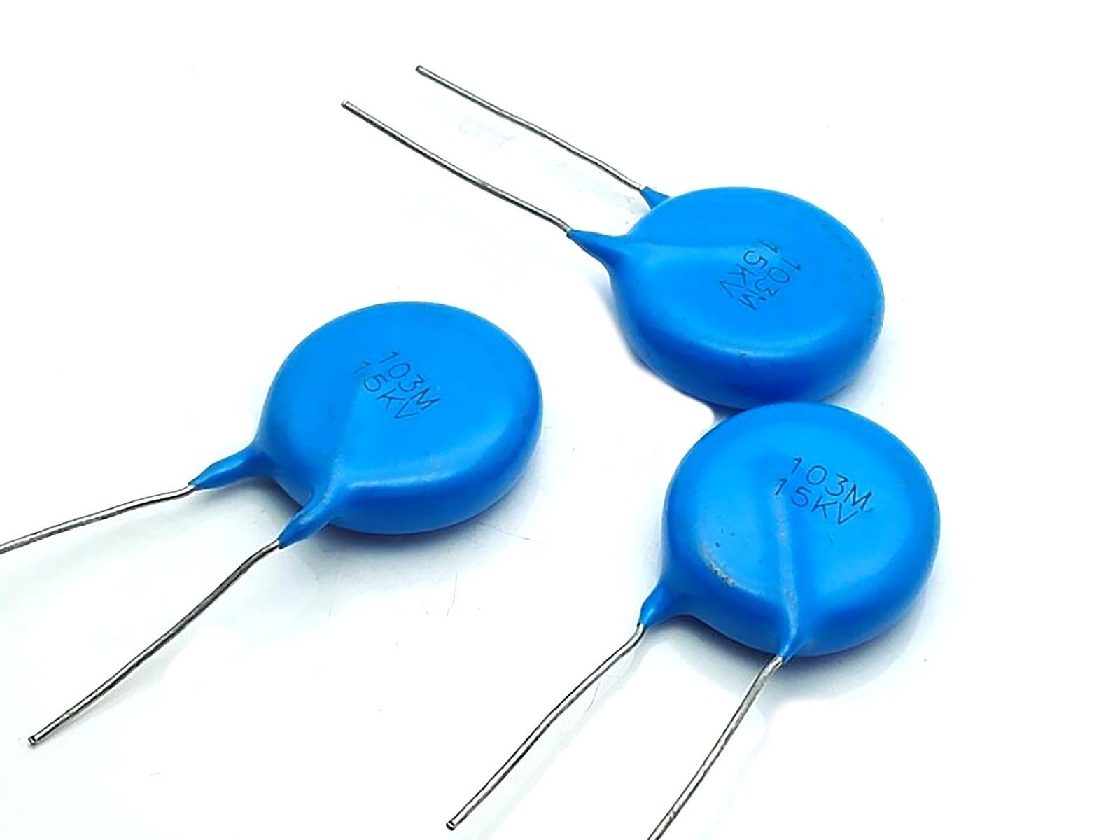 5pcs Ceramic Disc Capacitors 10000pf 10nf 0.01uf 103 15000V 15KV
