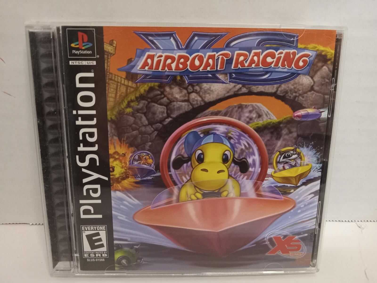 XS Airboat Racing Playstation 2004 PS1 CASE & MANUAL ONLY