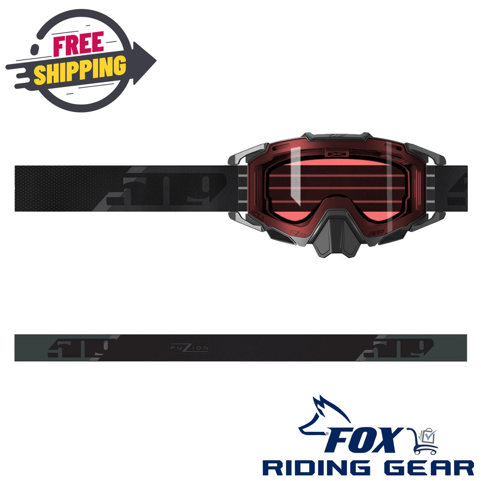 OPEN BOX - 509 Sinister X7 Fuzion Flow Goggle (Black w/Rose) - F02012700-000-001