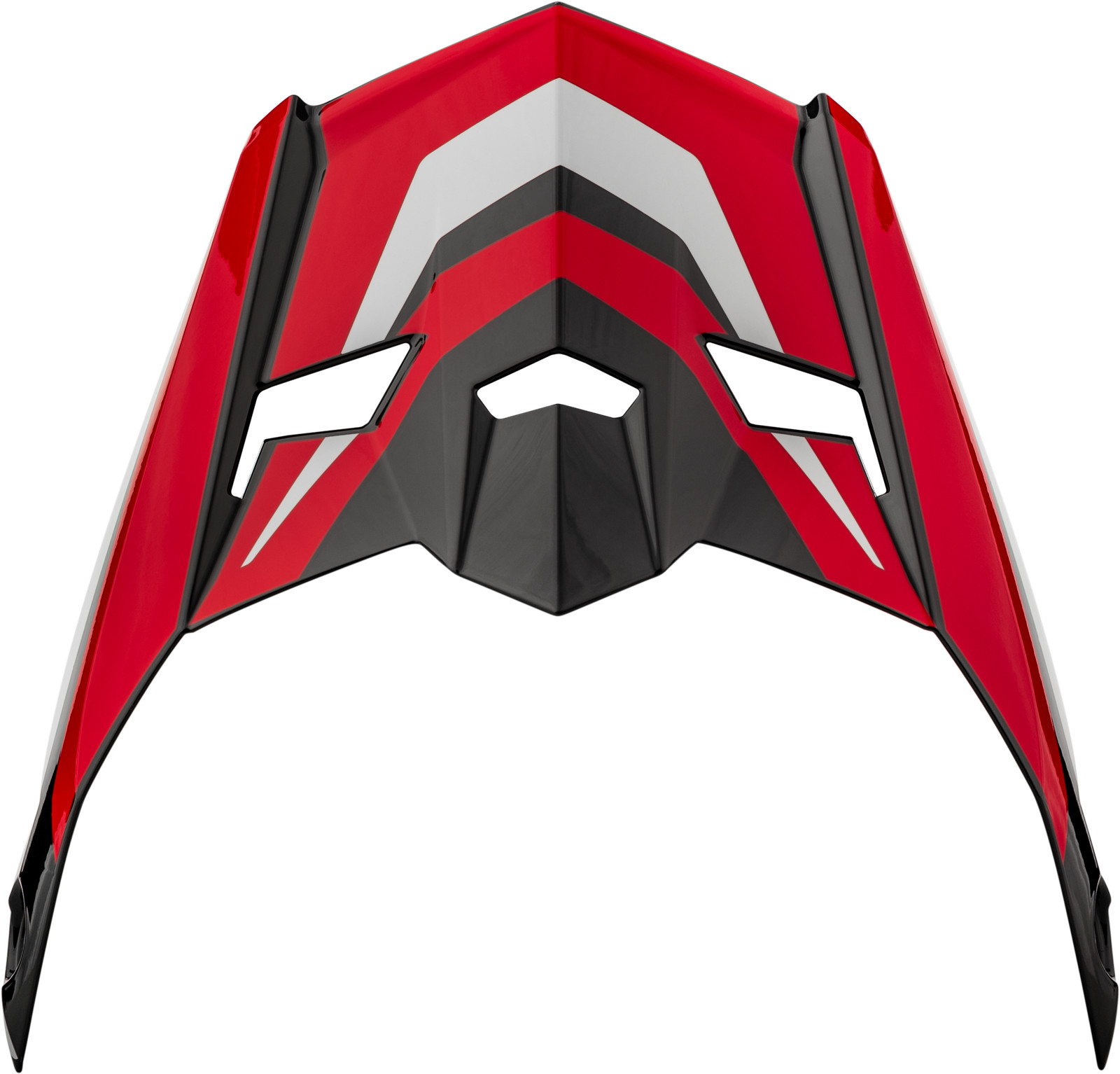 For Mx 46 Cyclus Visor Black/Red Md 2x