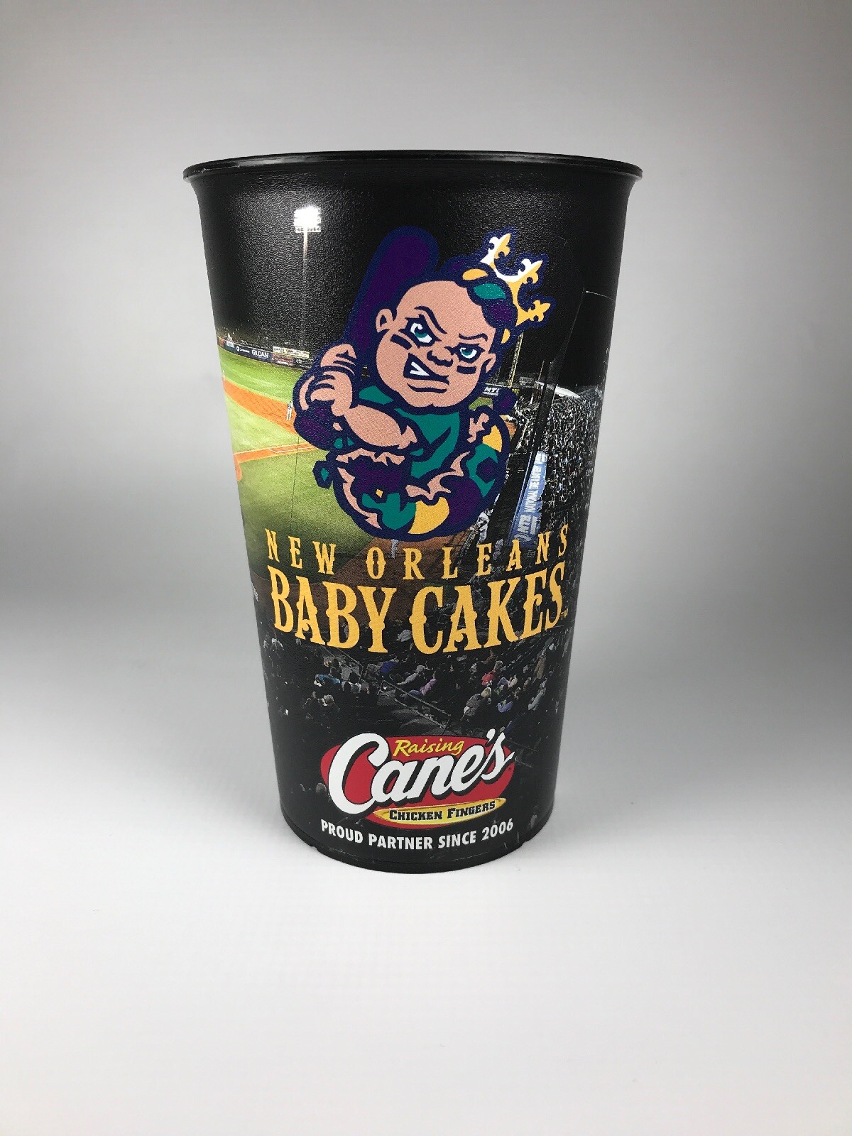 New Orleans Baby Cakes Raising Cane’s Stadium Souvenir Cup NEW