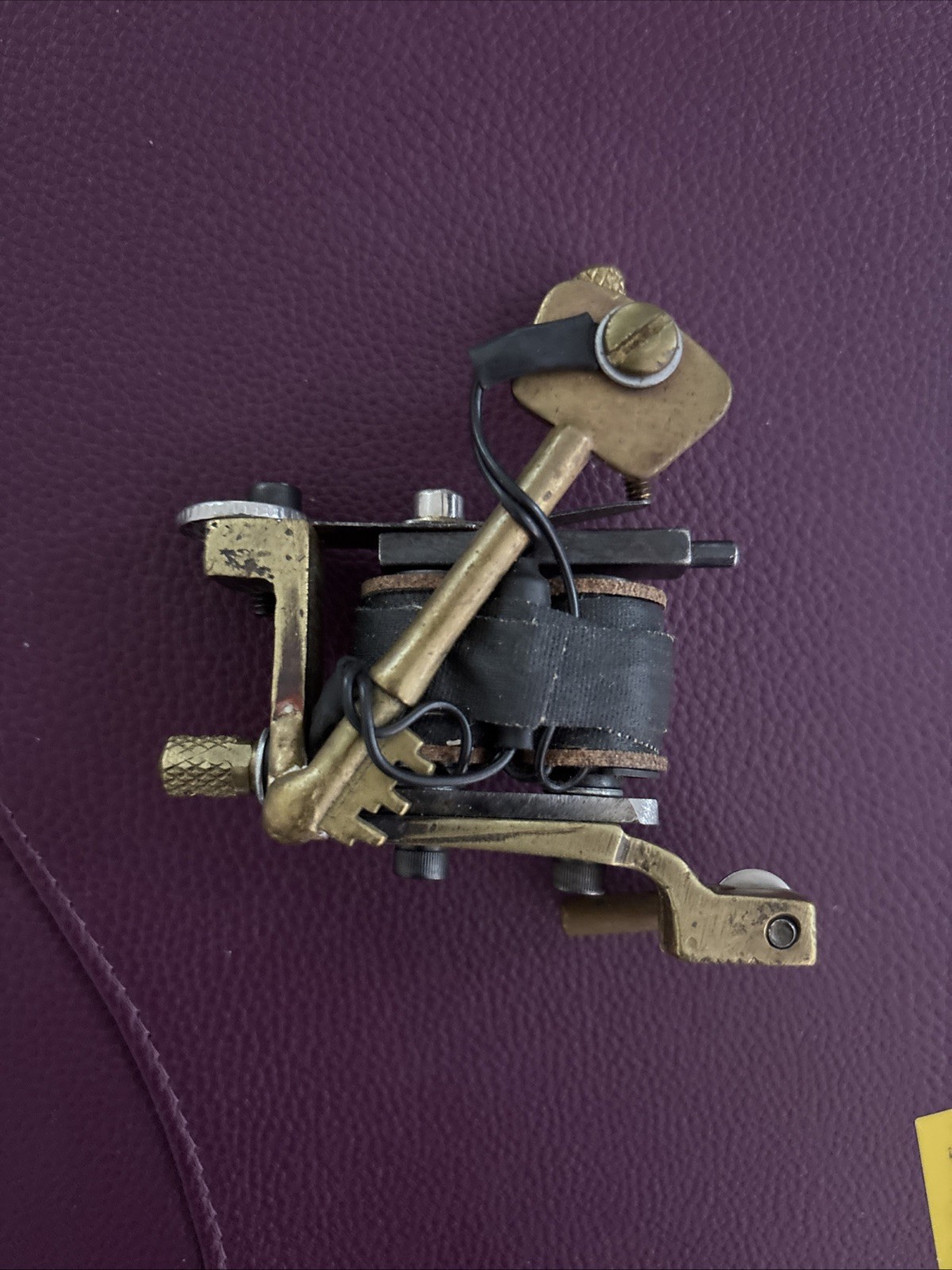 Skeleton Key USA Made Brass Liner  Handcrafted Tattoo Machine One Off