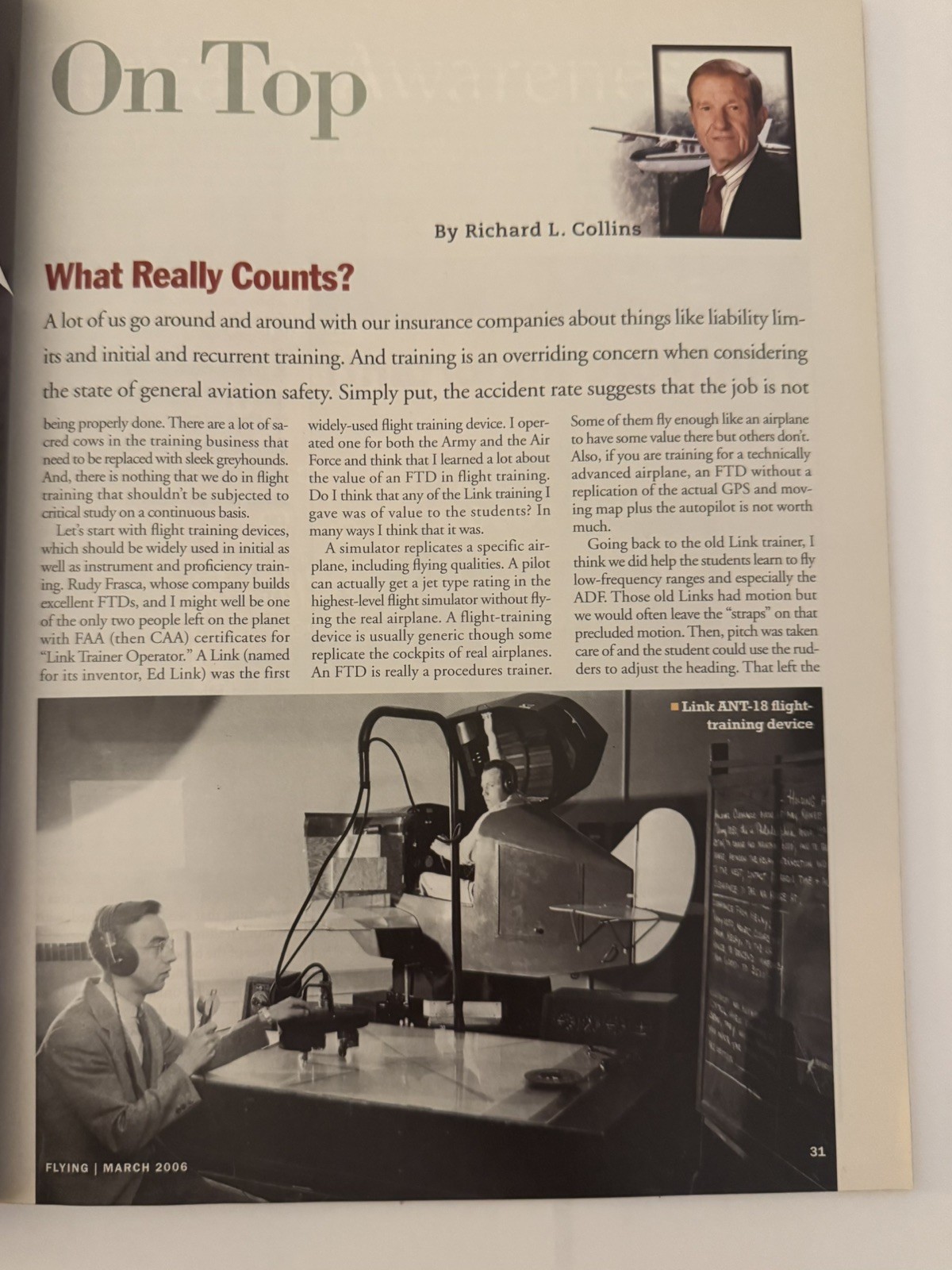 Flying Magazine March 2006 - Original