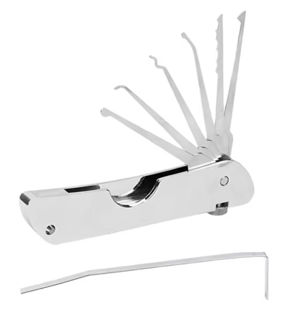 Folding Multi Pick Set 6 Piece EDC Pocket Utility Tool Kit