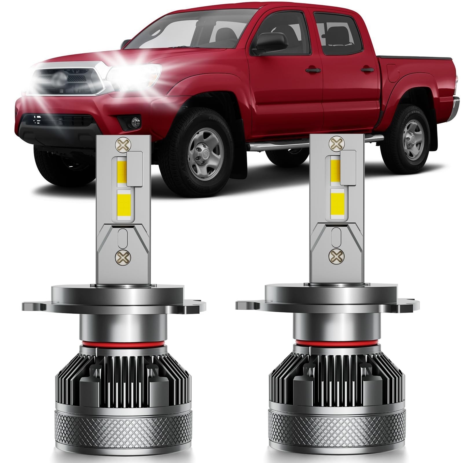 Fits for Toyota Tacoma 1997-2015 Hi/Lo Dual Beam Lights, 2pcs Super Bright 60...