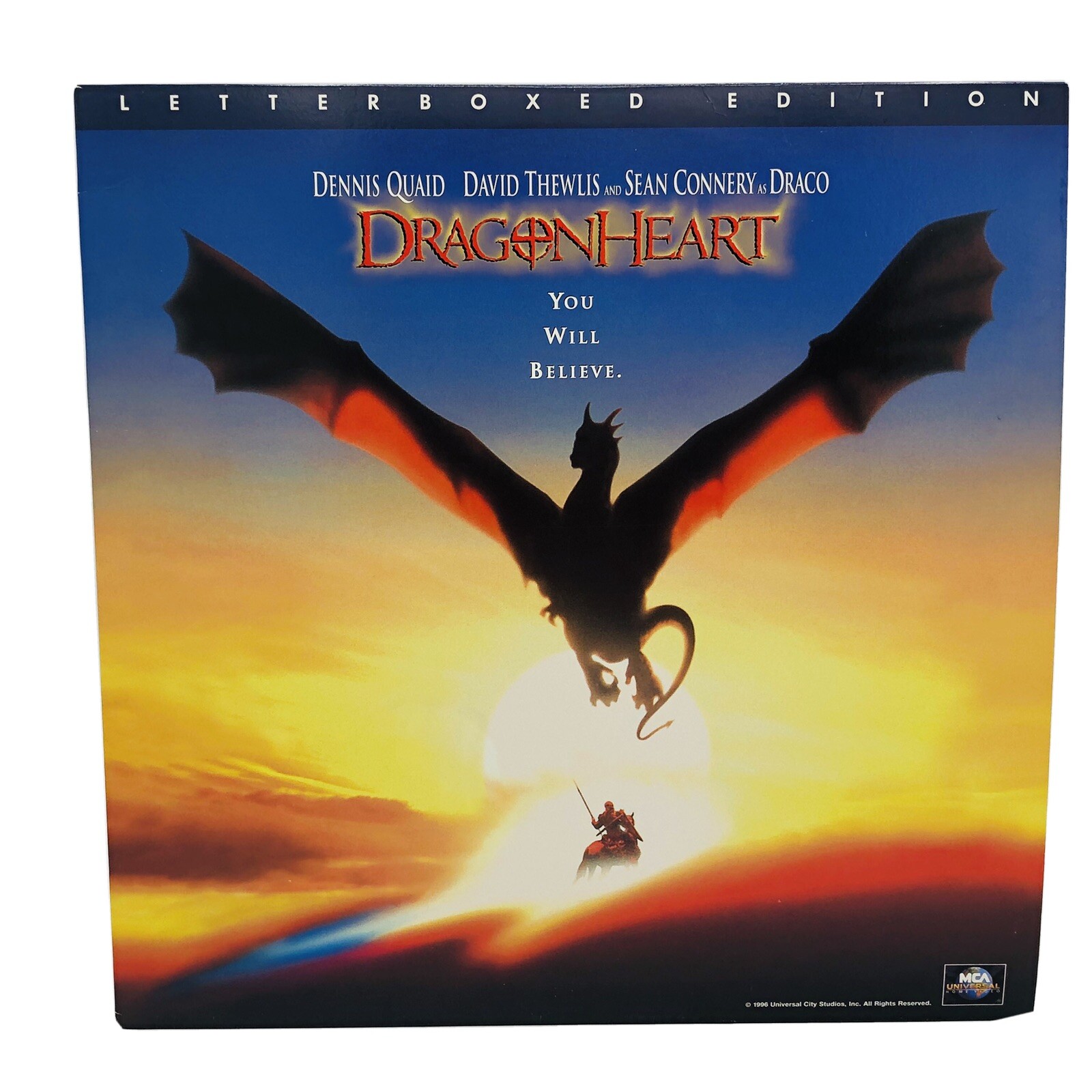 Dragonheart Laserdisc 1996 MCA