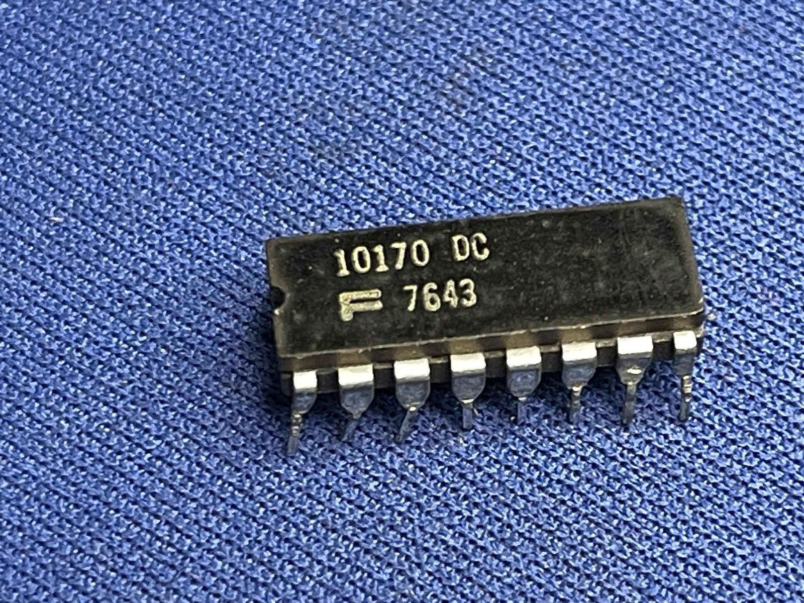 10170DC FSC MC10170 ECL VINTAGE 16-Pin CERDIP Rare VINTAGE 1976 LAST ONES QTY-1