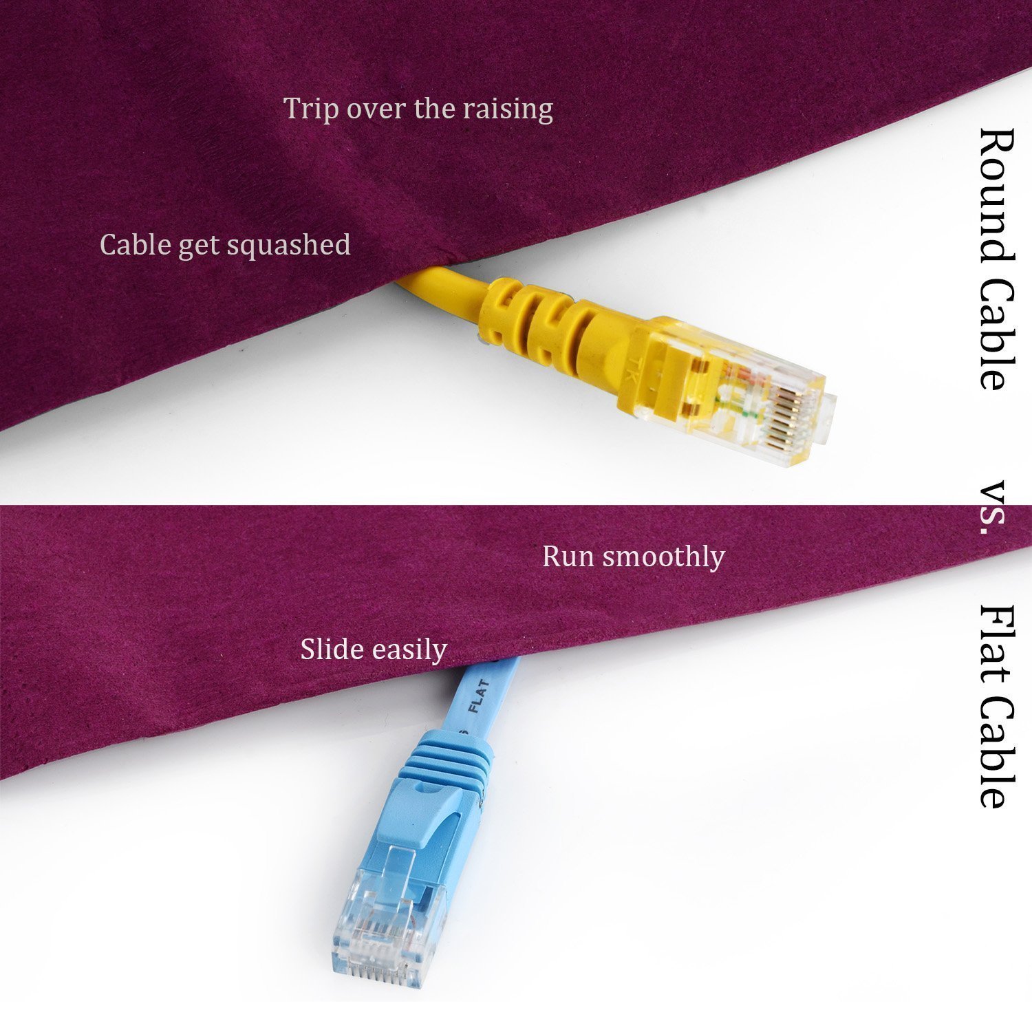 15FT Category 7 Cat7 Shielded Network Ethernet Patch Cable Cord - White