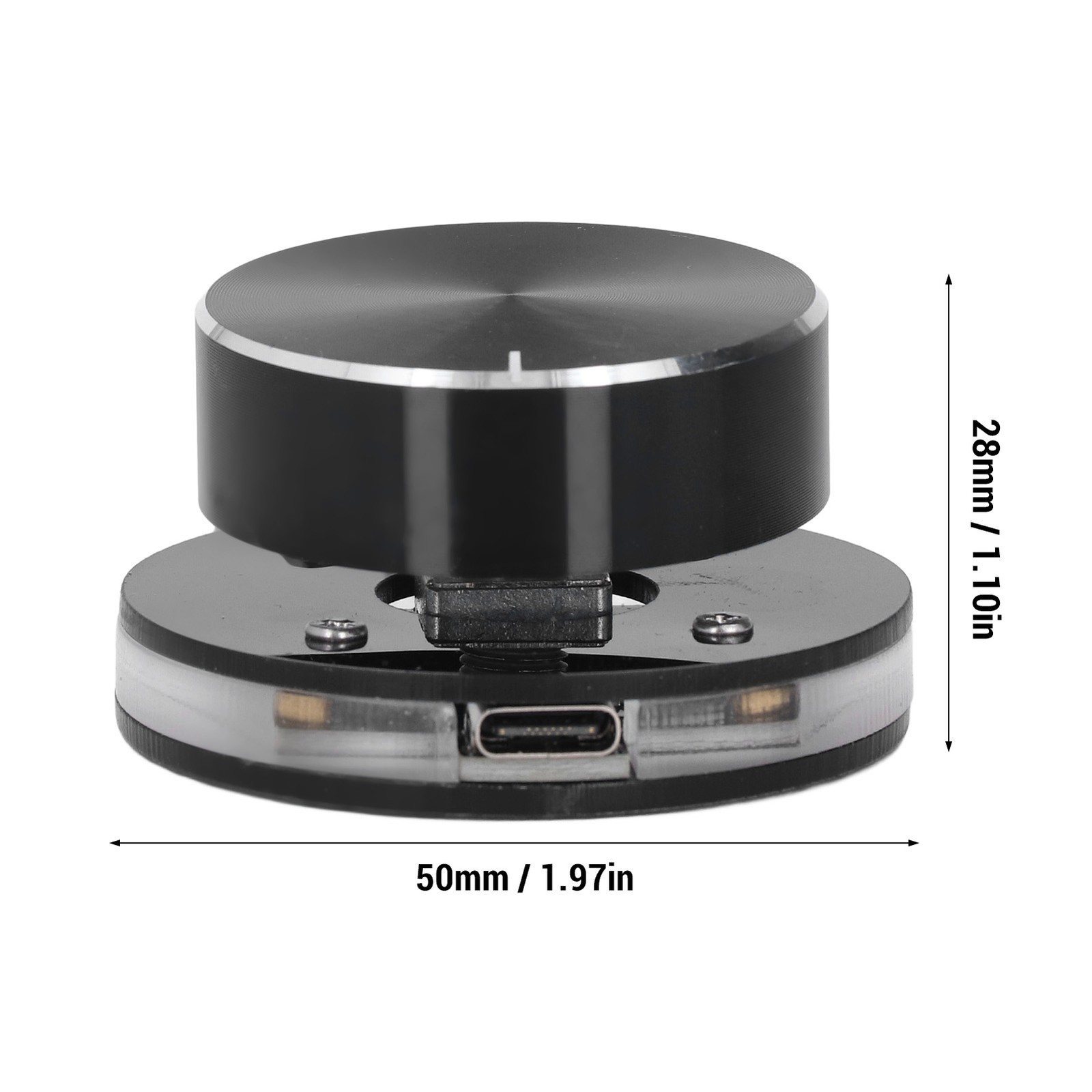USB Volume Control Knob for Android System PC Multimedia Type C External Media