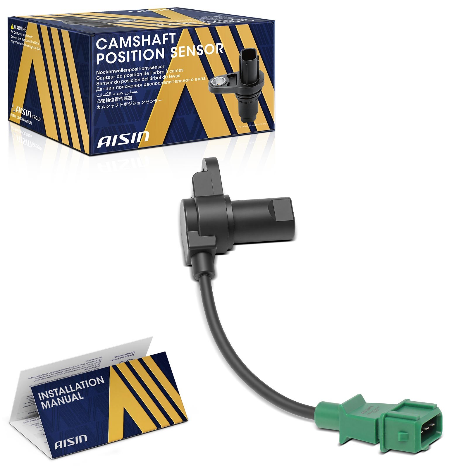 AISIN Camshaft Position Sensor for Hyundai Sonata Santa Fe Tucson Kia Optima