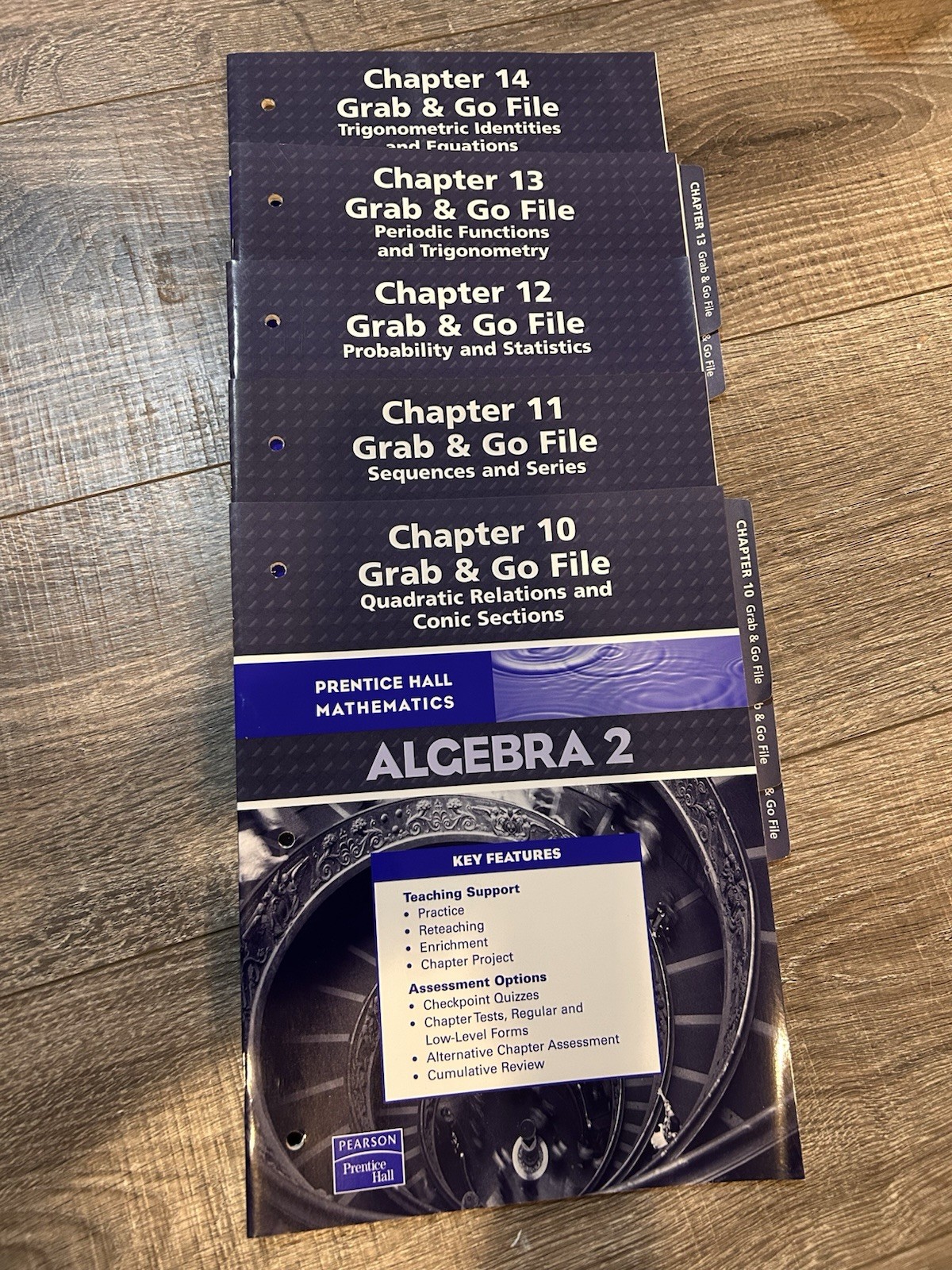 Prentice Hall Mathematics Algebra 2 Grab & Go File Resource Chapters 1-14