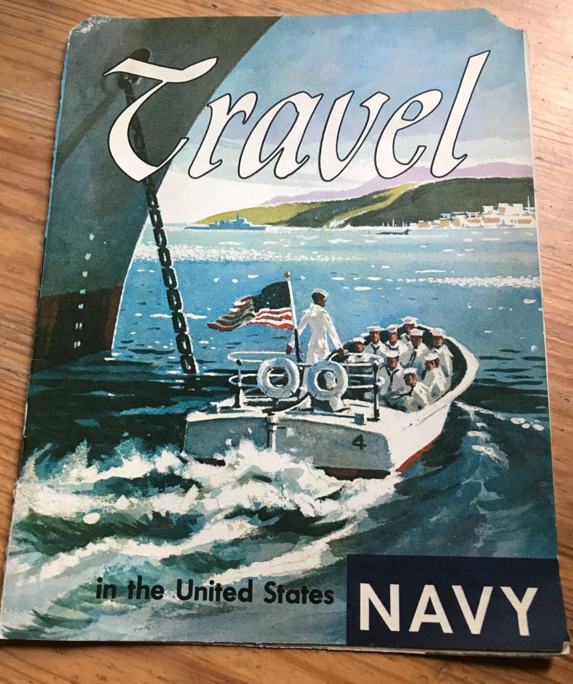 US NAVY RECRUITING BOOKLET Brochure 1962 Travel in the United States Navy USA