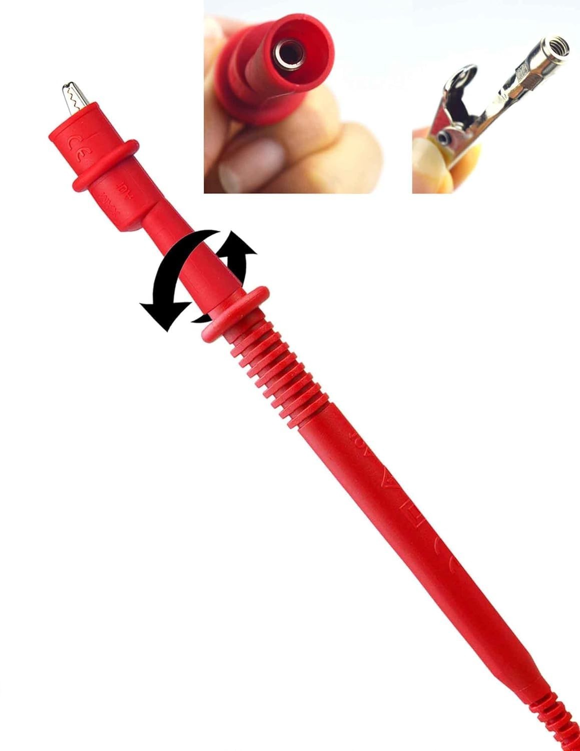 KIT-14 Test Lead Set,Compatible with Fluke Ideal Simpson Mprobe/Fieldpiece/Extec