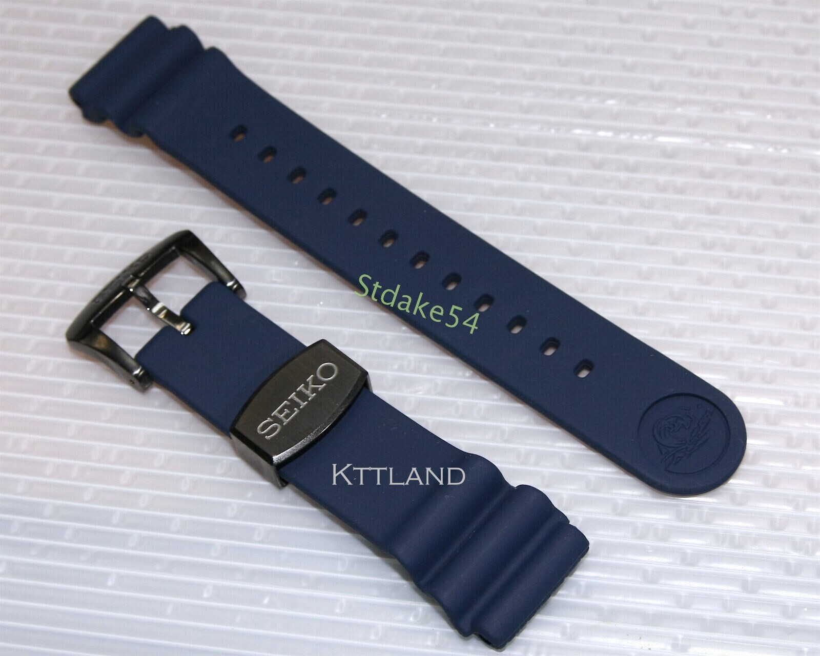 SNJ033P1 SNJ027 SNJ039 BLUE SEIKO Rubber Silicon 22mm Strap  Driver Prospex Band