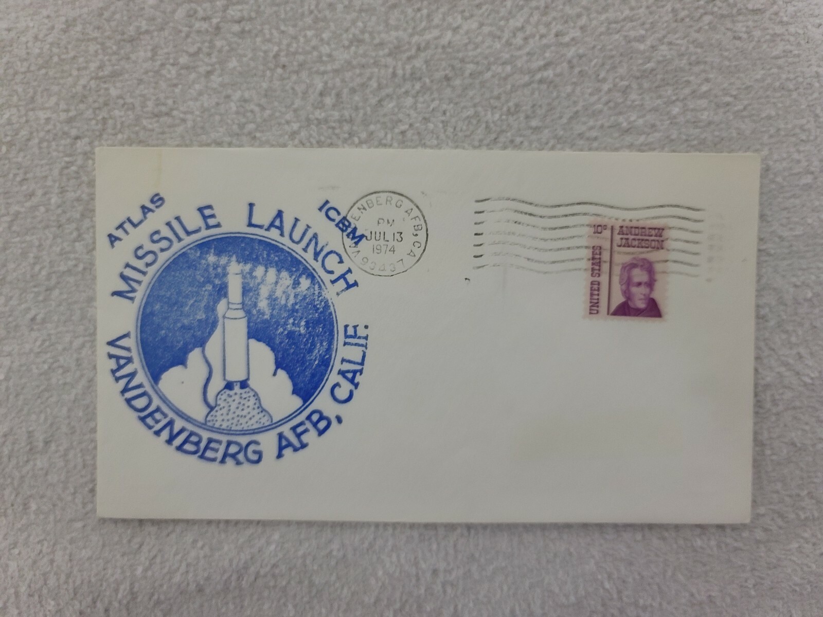 MISSILE LAUNCH VANDENBERG AFB, CALIF. NTS 1 (P73-3) 07/13/74 | Space Cover
