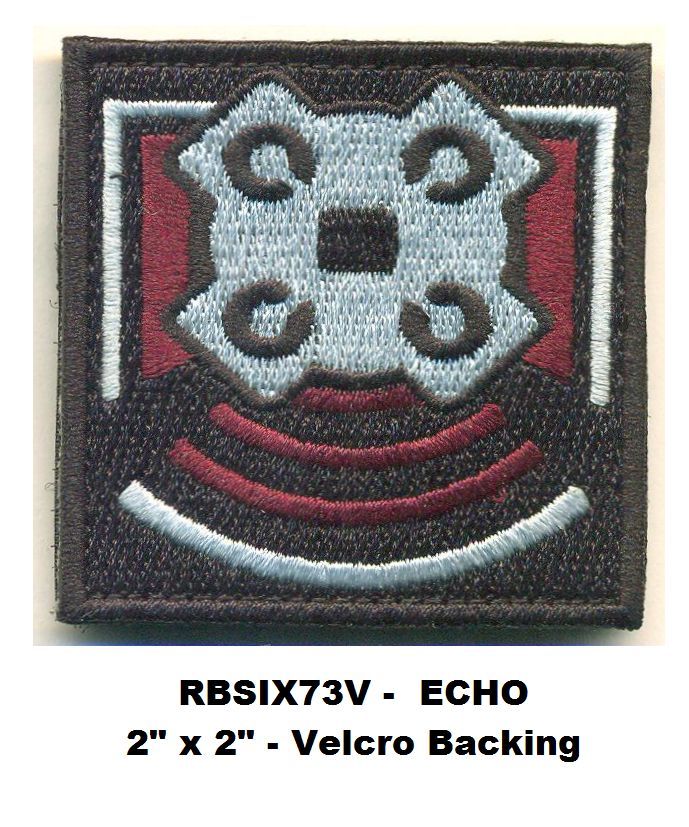 RAINBOW SIX ECHO PATCH WITH HOOK BACKING  - RBSIX73V