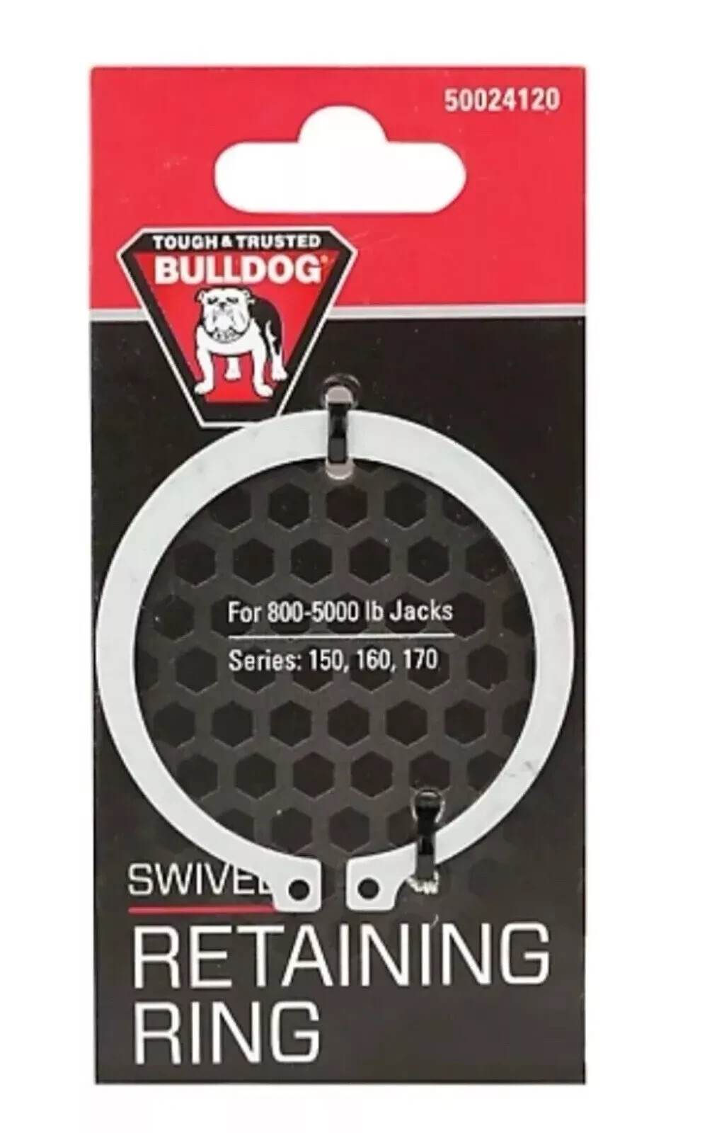 Bulldog Swivel Retaining Ring Replacement 50024120 800-5000 lb Jack 150 160 170