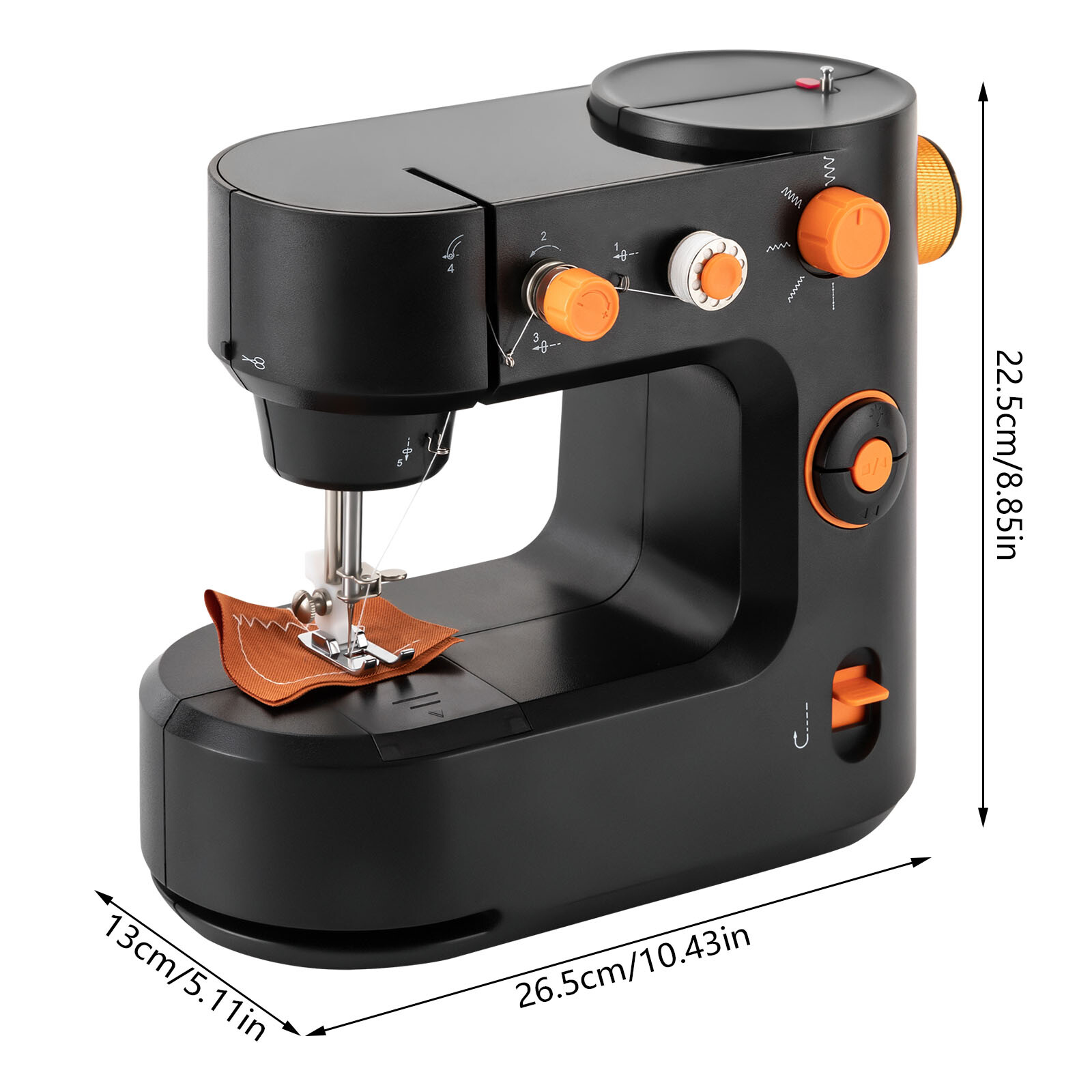 Portable Mini Electric Sewing Machine Two Modes With Storage Box For Beginners