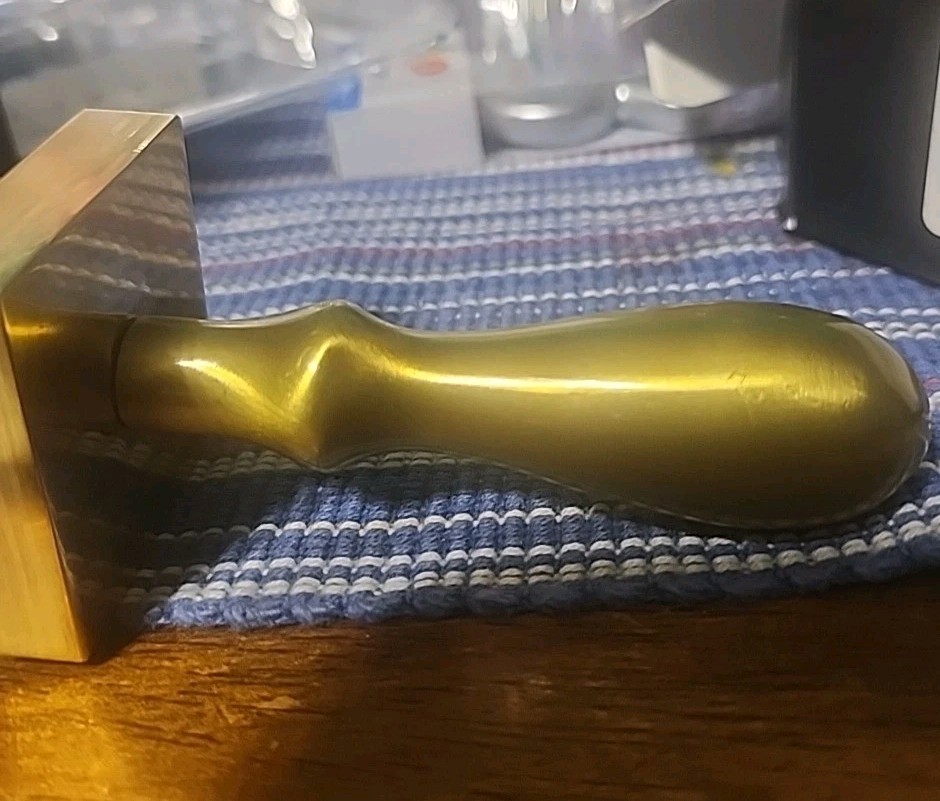 Desal Brothers Custom Brass Ice Stamp With Meta