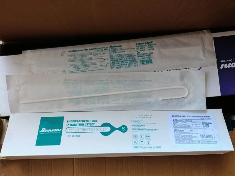 ETT Intubation Stylet, Pack of 5 pcs