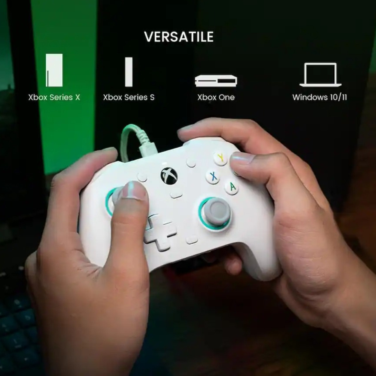 GameSir G7 SE Wired Xbox Controller Hall Effect Sticks Triggers PC White