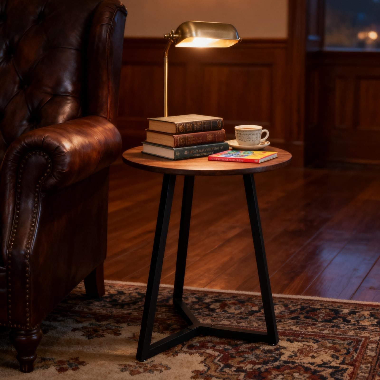 Metal Round Table Legs 16 Inch Coffee Table Legs,Black Iron Legs for Dining F...