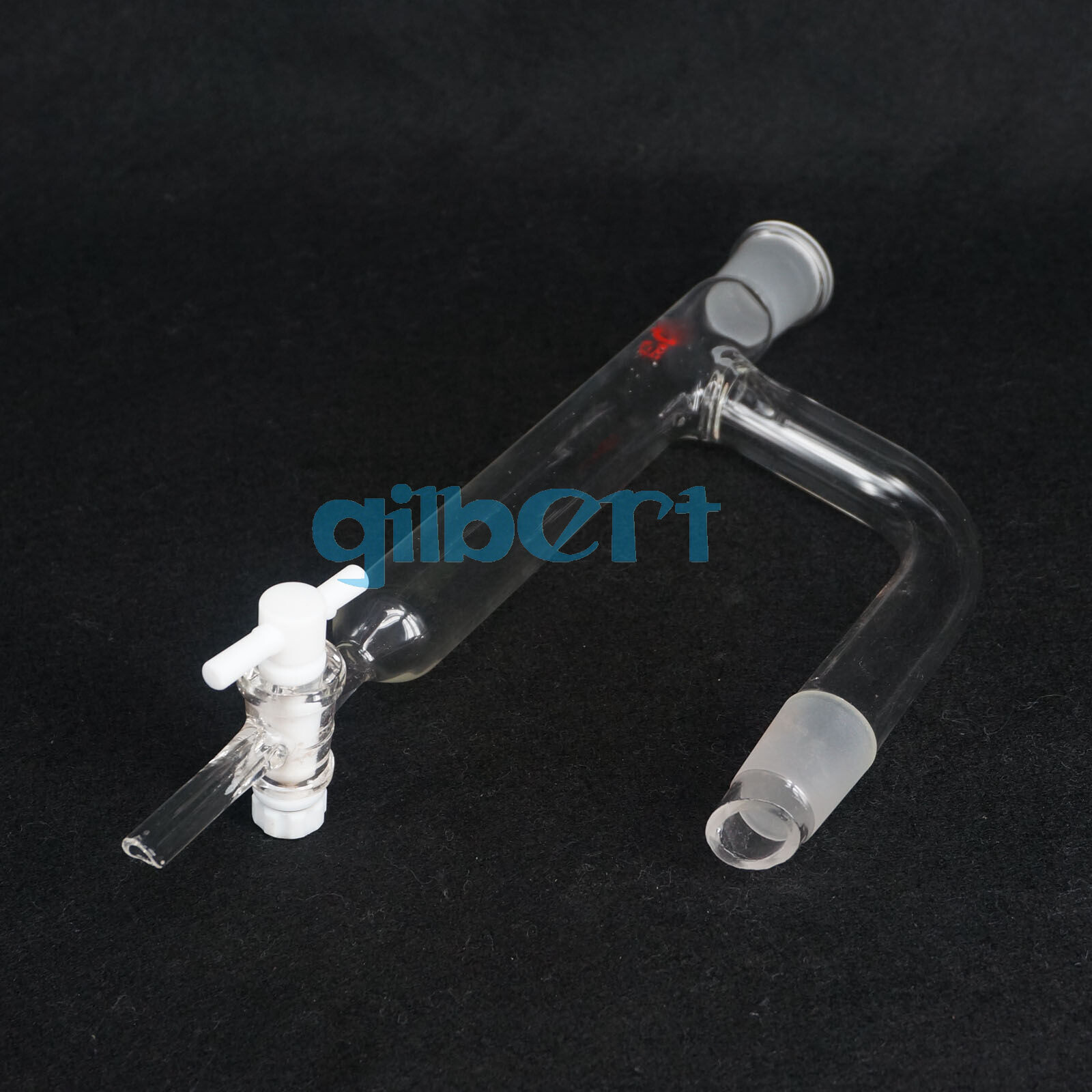 #19 #24 #29 Joint Lab Glass Oil Water Decantor Separator PTFE Stop Distillation