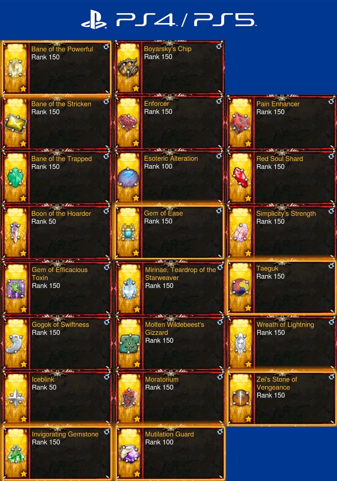Diablo 3 PS4/PS5 Softcore | Primal Ancient Legendary Gems x22 Modded Max Ranked