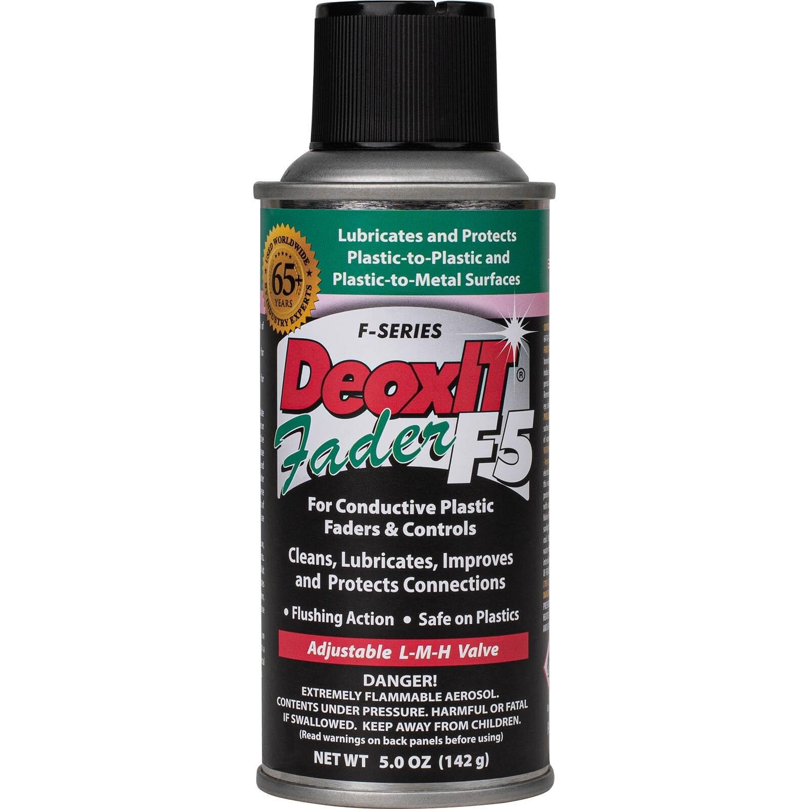 F5S-H6 DeoxIT Fader Spray 5 Oz. For Conductive Plastic Faders