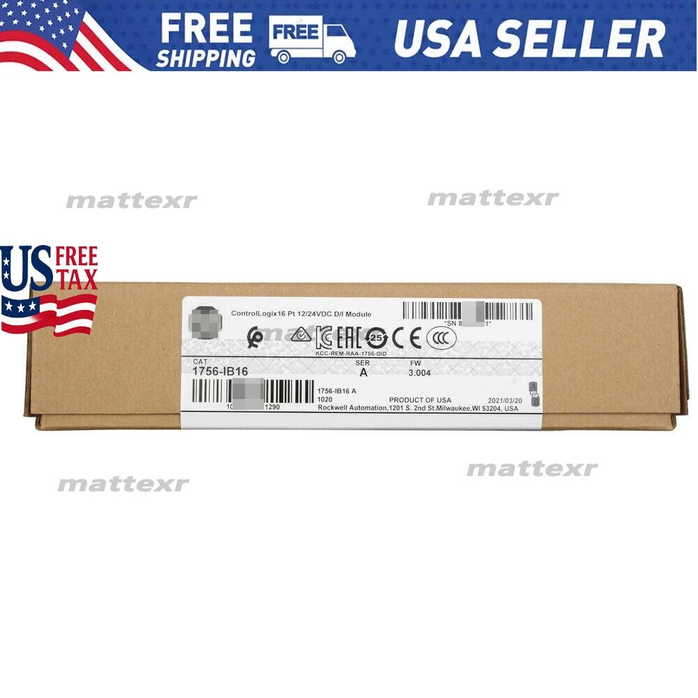 1756-IB16 New Factory Sealed AB ControlLogix Input Module US Free Tax