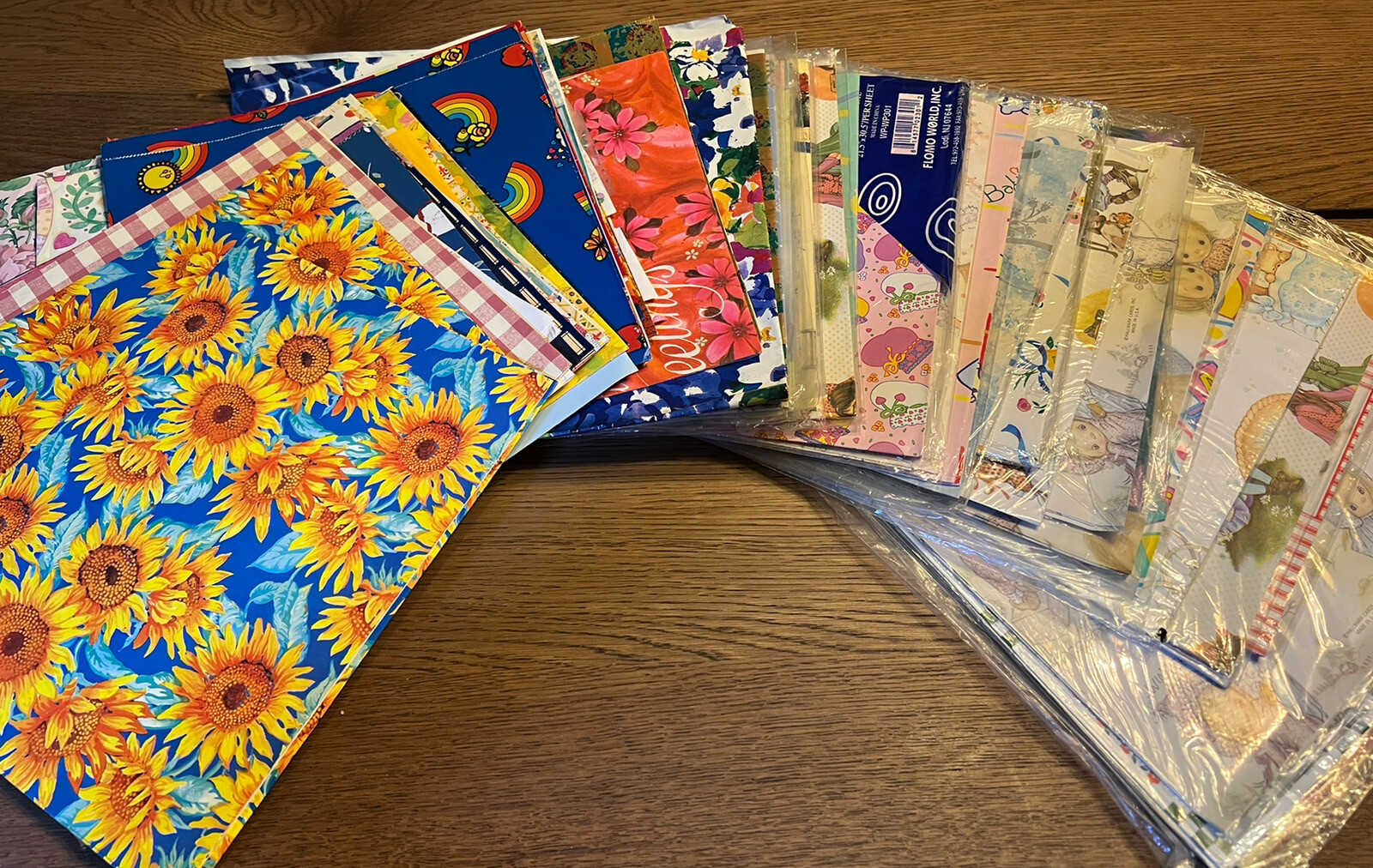 Vintage Flat Gift Wrapping Paper Birthday Wedding Shower Paper Crafting