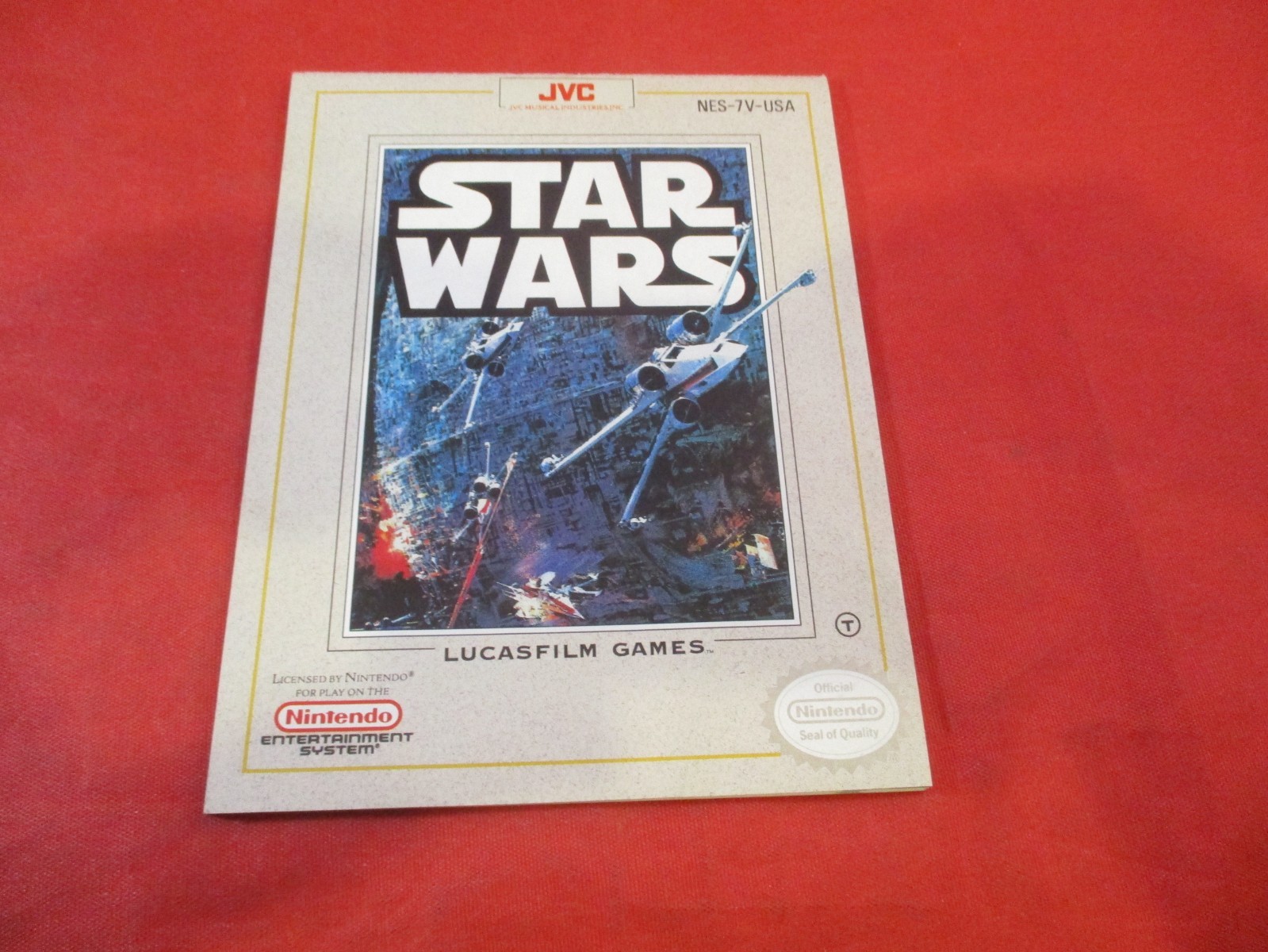 Star Wars Nintendo NES Instruction Manual Booklet ONLY