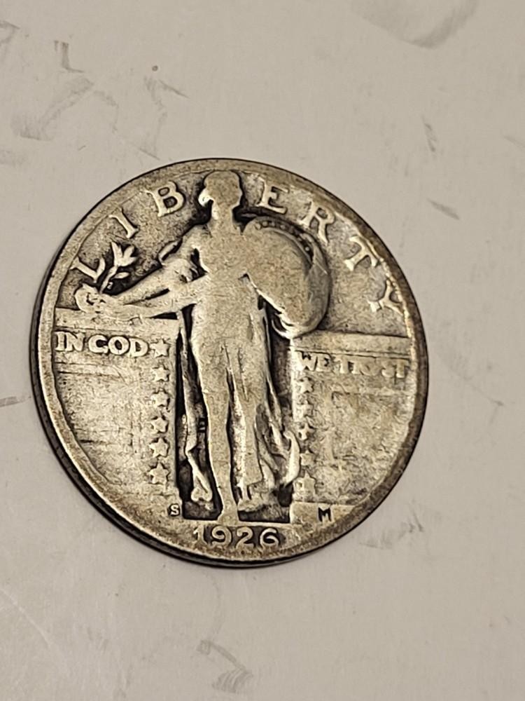 1926 S Standing Liberty Quarter
