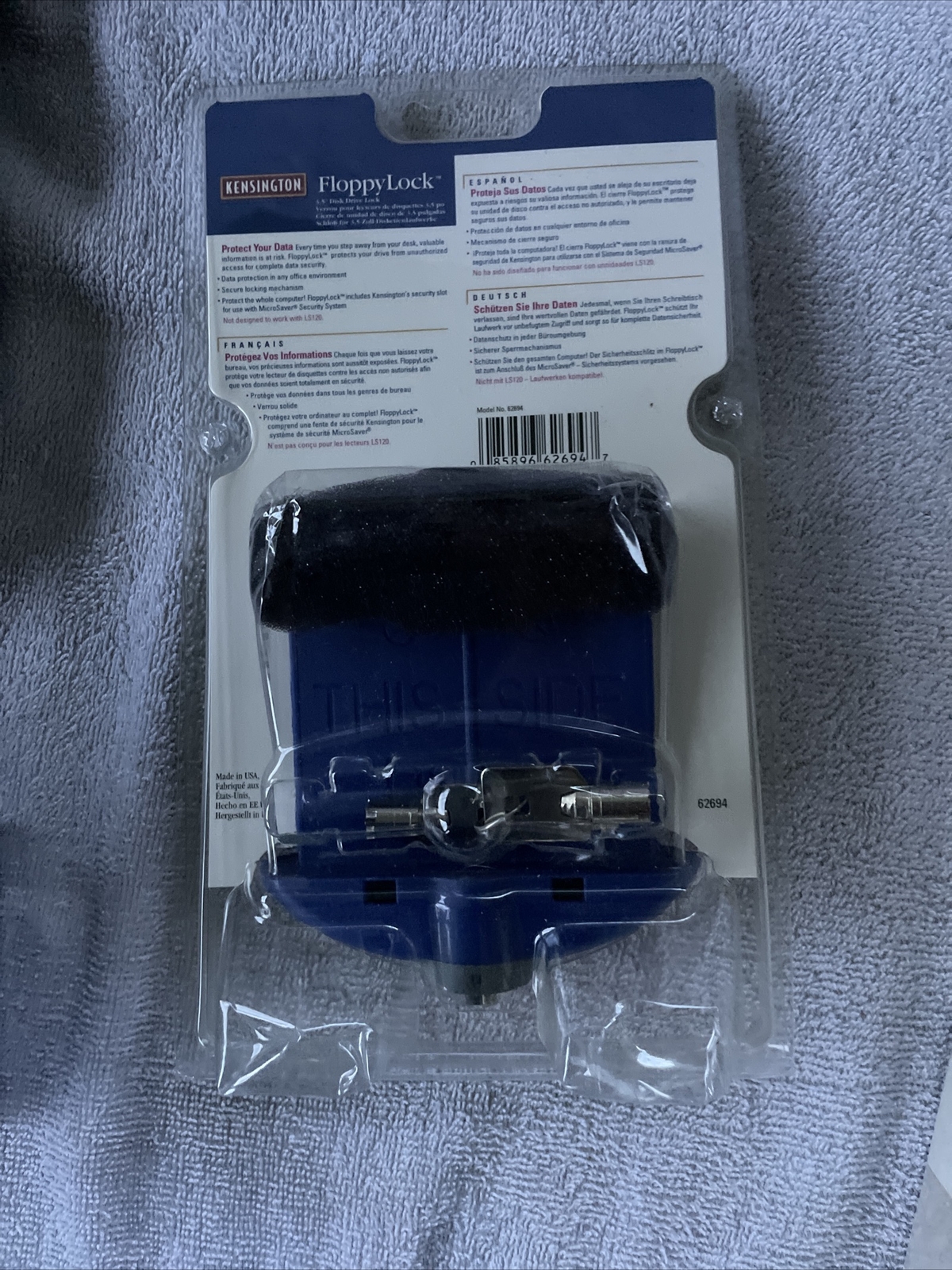 Kensington Desktop Micro saver/floppy Lock/Memory Lock Set (5a)