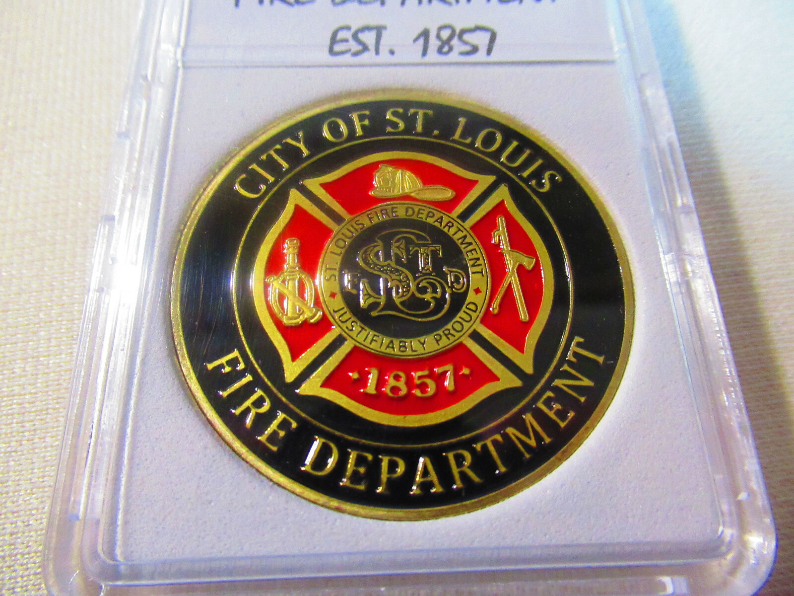ST. LOUIS FIRE DEPT. Challenge Coin