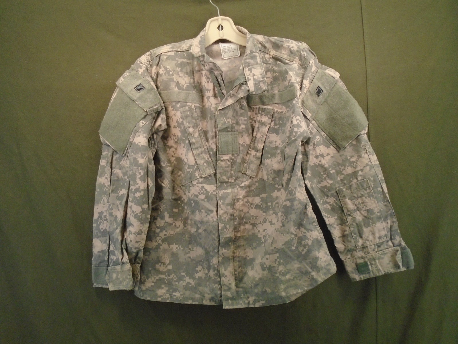 US Military Army Combat Uniform ACU FR Coat Shirt X-Small X-Short 2005 299-F