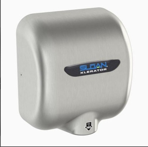 Sloan® XLERATOR® EHD-501-BN Hand Dryer "Brushed Nickel" Satin Stainless Steel