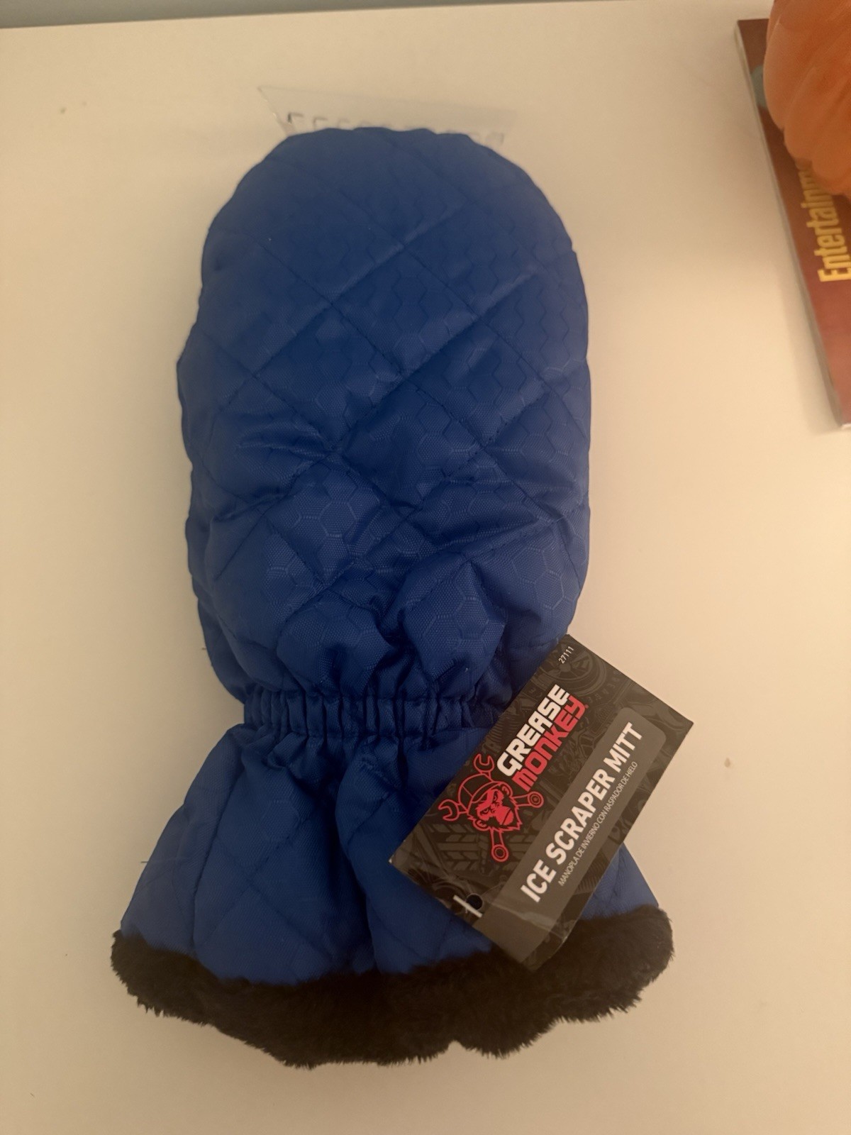 Grease Monkey Winter Ice Scraper Insulated Mitt Gloves, New