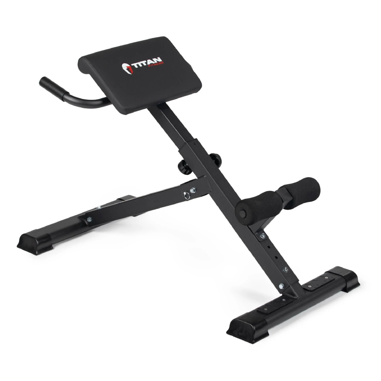 Titan Fitness Hyper Back Extension Bench - Roman Chair, Rated 250 LB