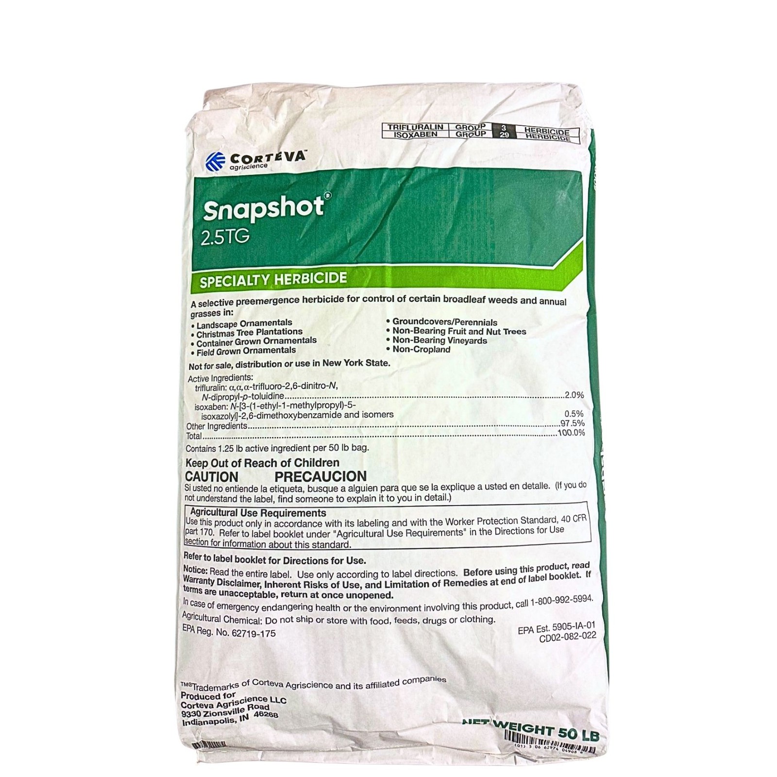 Snapshot 2.5 TG Herbicide - 50 Pound - 50 LB