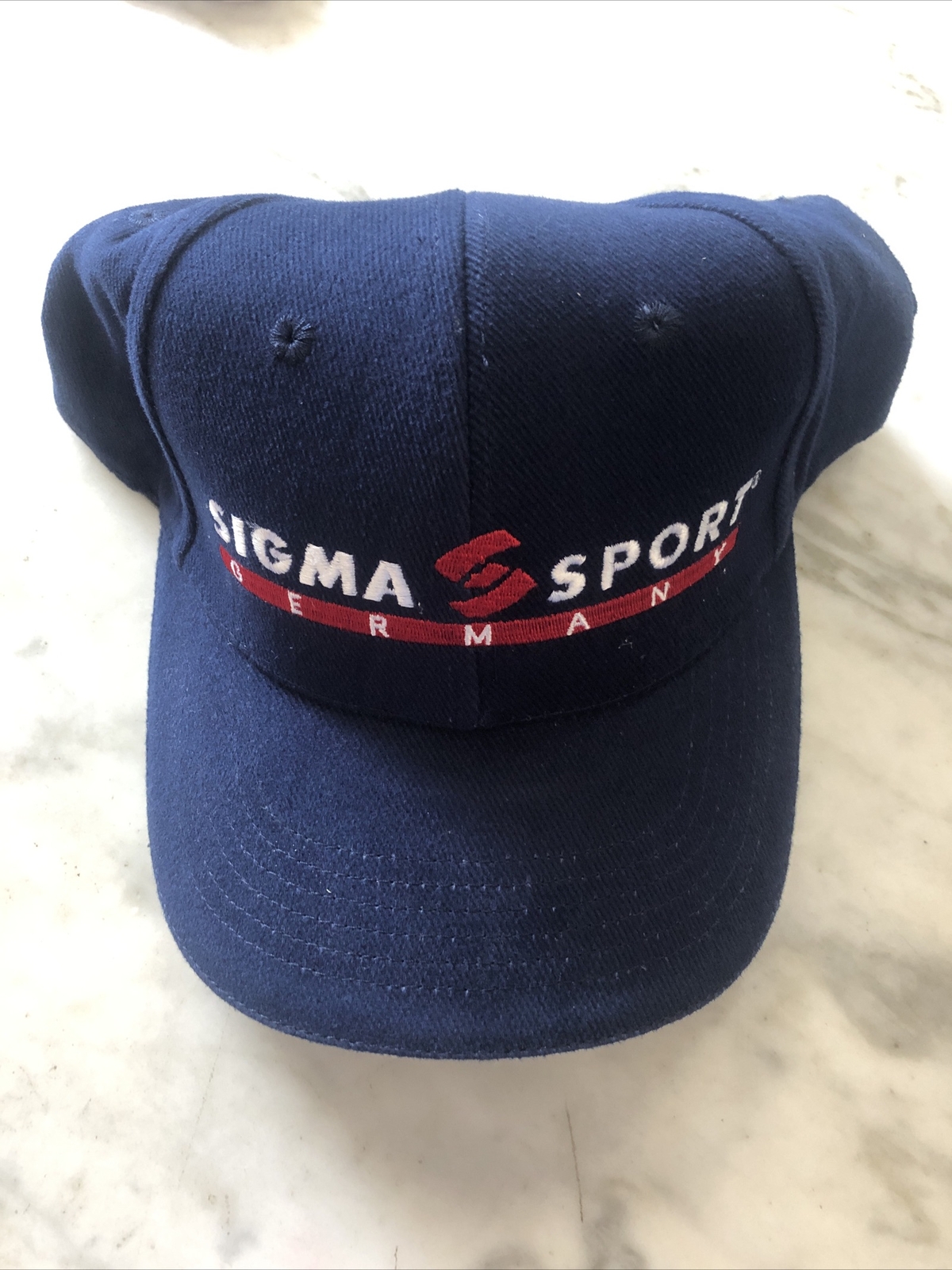 New-Old-Stock SIGMA SPORT GERMANY Hat/Cap 98% Cotton/2% Spandex • L/XL • Blue
