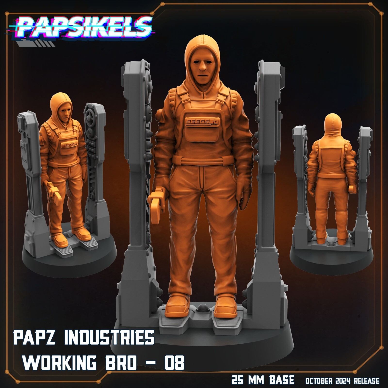 Papz Industries Working Bro 08 Papsikels Miniature