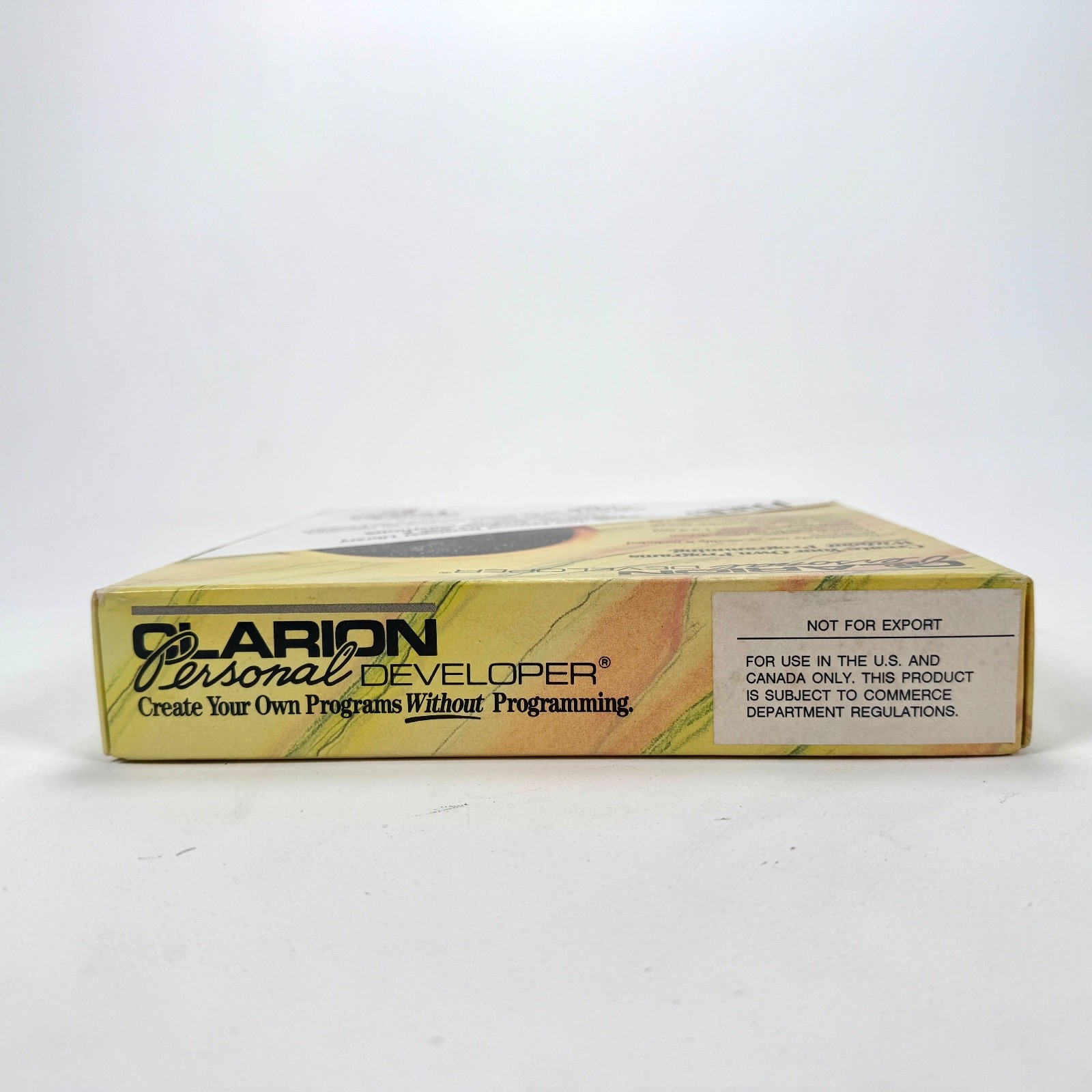 Clarion Software Personal Developer Programs Without Programming Vintage
