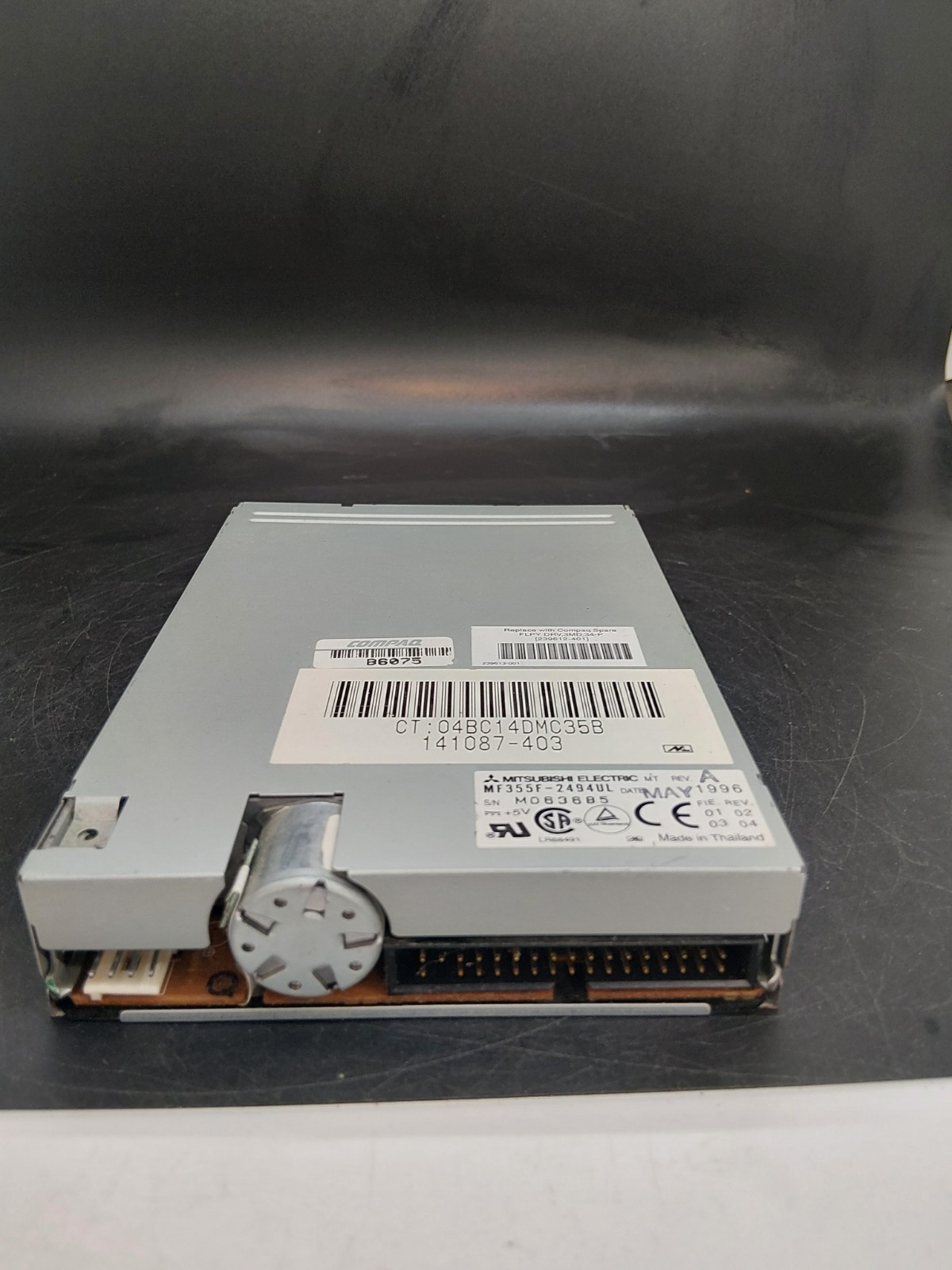 Mitsubishi Electric MF355F 2494UL Internal 3.5" Floppy Disk Drive