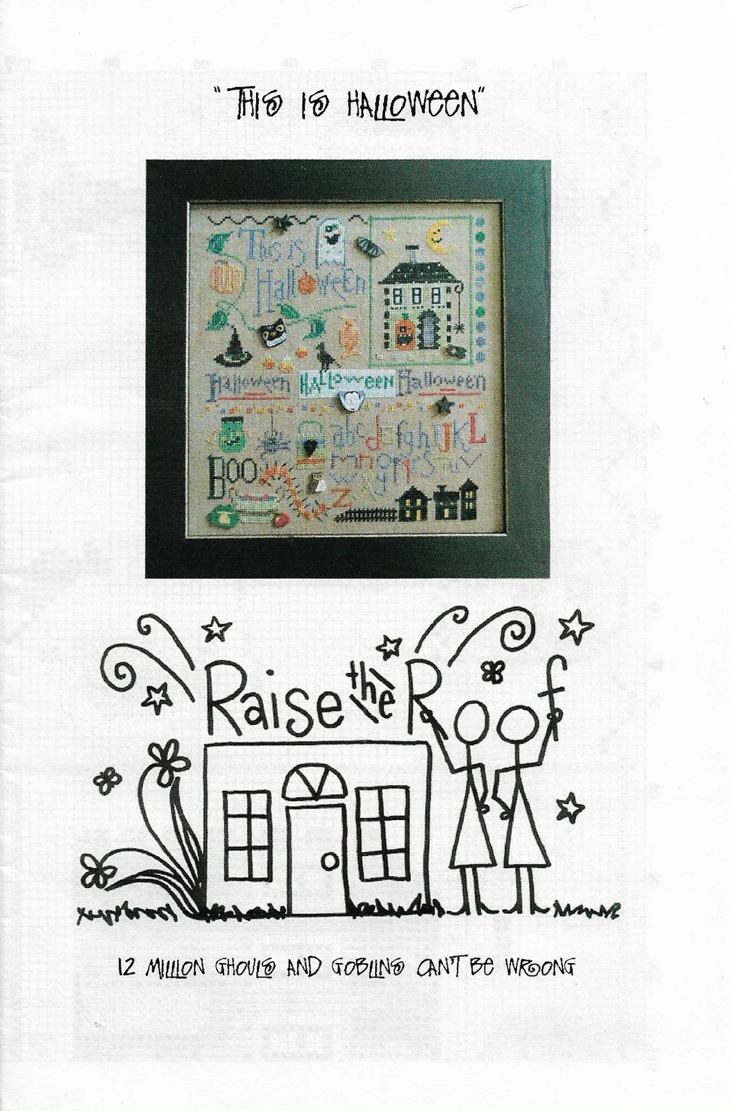 This is Halloween by Raise The Roof cross stitch pattern
