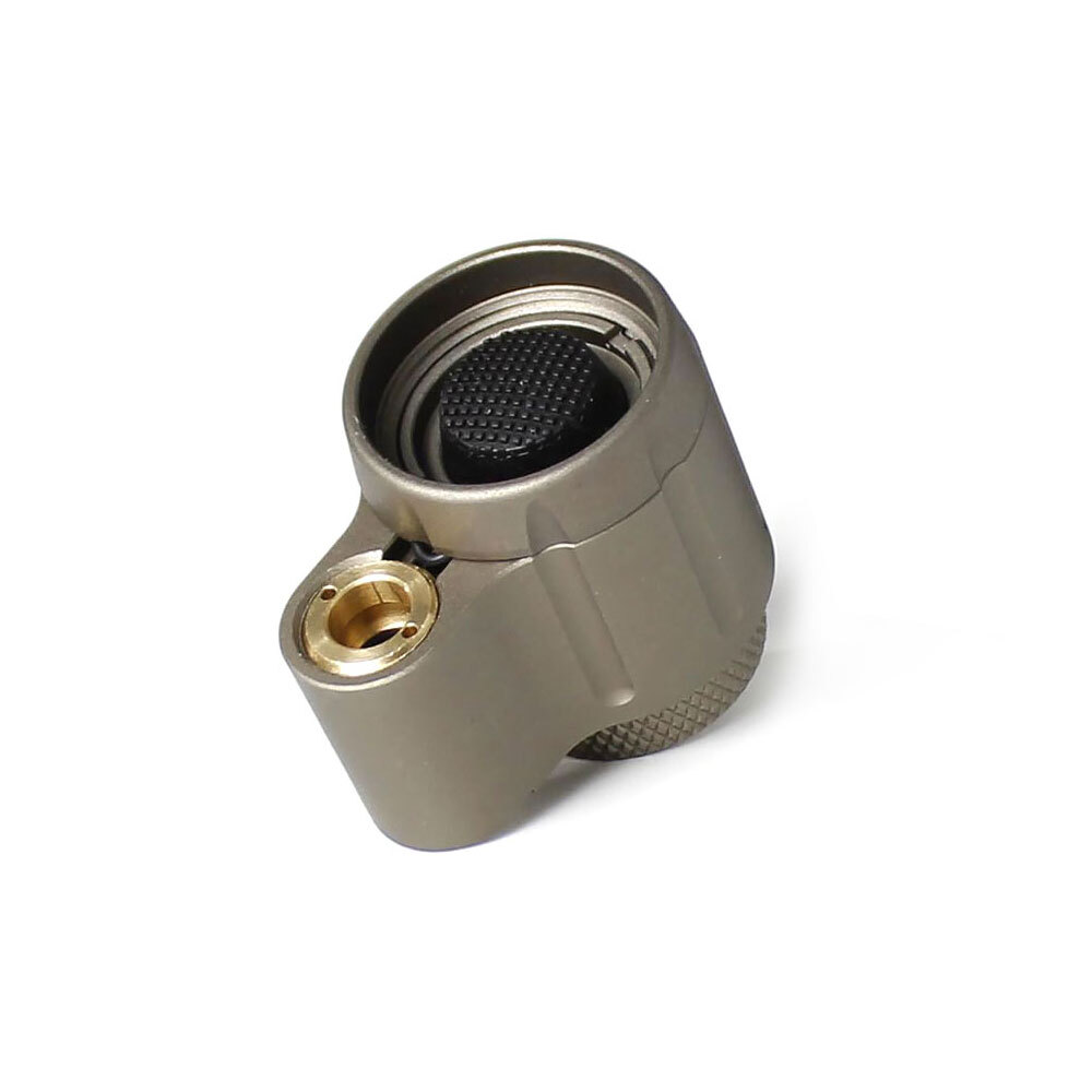 US Tactical Flashlight Metal Tailcap For M300 M600 Weaponlight Tail Cover -Crane